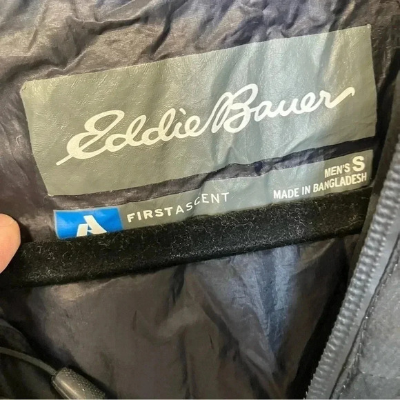 Eddie Bauer Weatheredge pro first ascent black hooded jacket - Picture 4 of 10